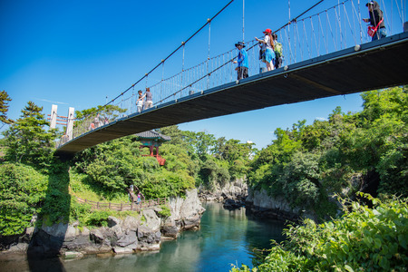 The Nature of Jeju Island in Koreaのeditorial素材
