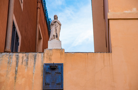 Traditional cityscape in Rome, Italyの写真素材