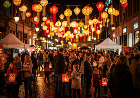 Christmas market in London.の素材