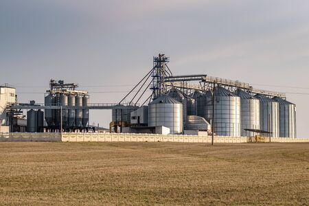 agro-processing and manufacturing plant for processing and silver silos for drying cleaning and...