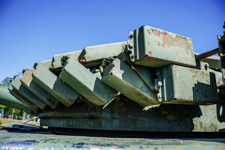 elements of reactive armor of heavy tank, tank dynamic protection unit, protective device, a type of...