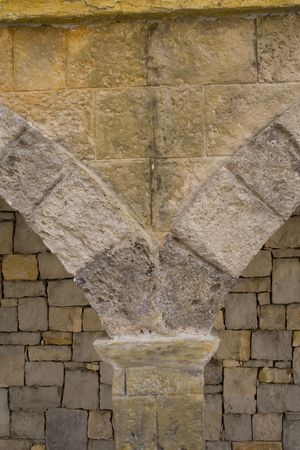 some detail of a gothic landmarkの写真素材