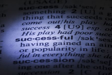 how to spell the successful word, as image backgroundの写真素材