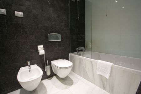 a modern bathroom interiorの写真素材