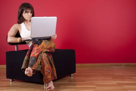 young woman using her laptop at home 


Note: The pants are self made, with a lot of cheap tissues, they are not subject to any copyright or trademark protection.
の写真素材
