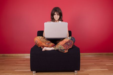 young woman using her laptop at home 


Note: The pants are self made, with a lot of cheap tissues, they are not subject to any copyright or trademark protection.
の写真素材