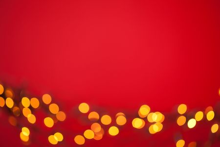 christmas lights background (selective focus)の写真素材