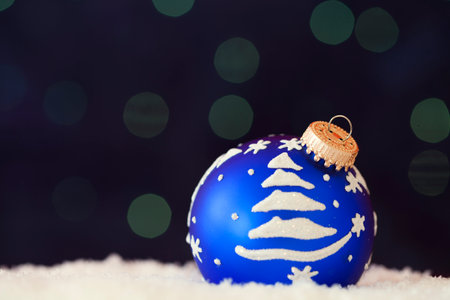 christmas ornament background (very shallow deep)の写真素材