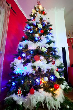 christmas tree decorationの写真素材