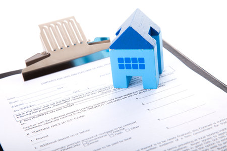 Real estate contractの写真素材