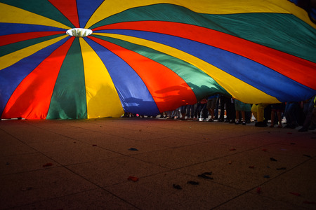 kids air game and activity colorfulの写真素材