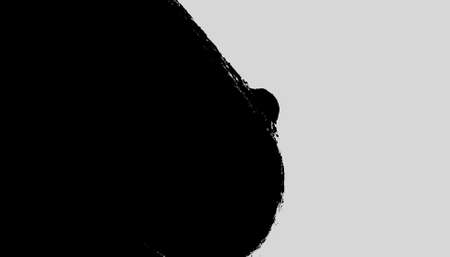 Breasts, contour, blackの写真素材