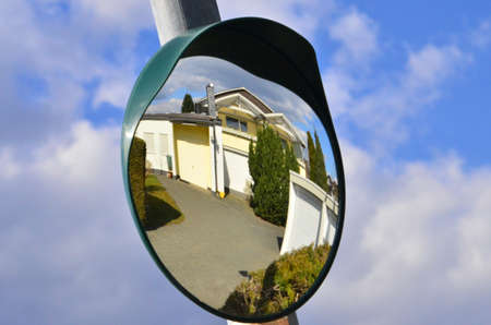 mirror pictureの写真素材