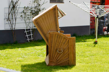 beach chairの写真素材