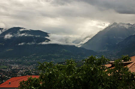 alpine landscapeの写真素材