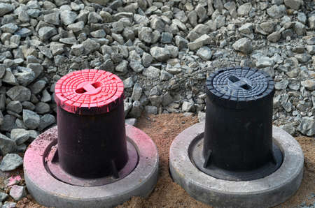 canalization and channel siteの写真素材