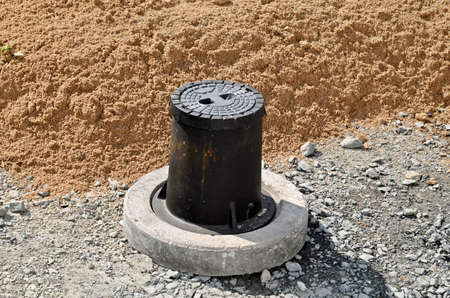 canalization building site