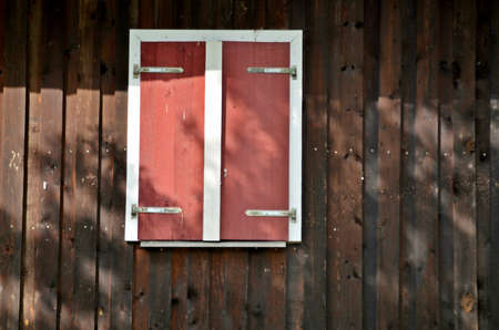 wooden window shutter