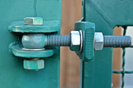 Garden door hingesの写真素材