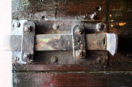 Old Cellar-door latchesの写真素材
