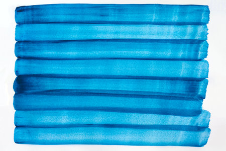 Abstract blue watercolor on paper texture can use as background. Hand painted backgroundの写真素材