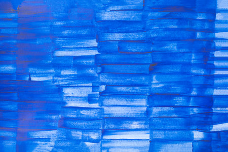blue watercolor on paper texture can use as background with copy space for text or imageの写真素材