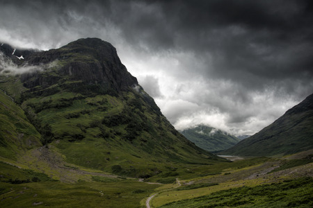 A Dramatic Glencoe, Scotland.の写真素材