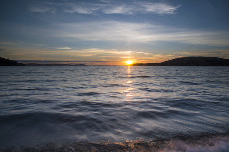 Capturing A Moment At Ardmair.の写真素材