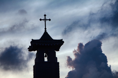 cross of churchの写真素材