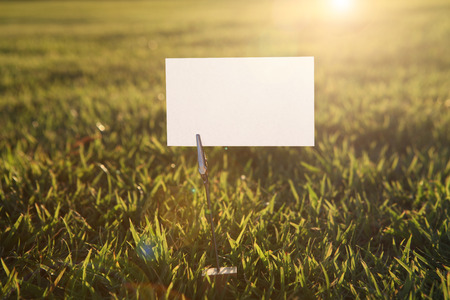 Name card imageの写真素材