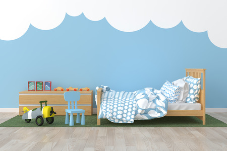 Bedroom for kid...の写真素材