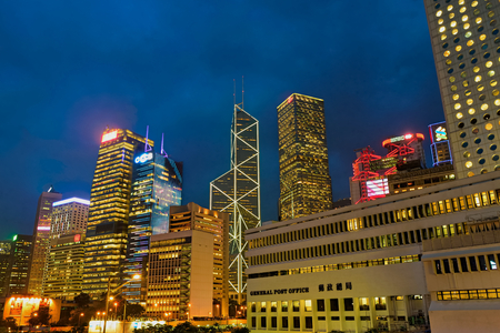 Office Buildings in Centralのeditorial素材