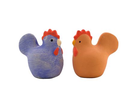 Easter decoration - the subject is isolated on pure white.の写真素材