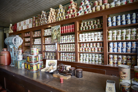 old fashioned wild west storeのeditorial素材