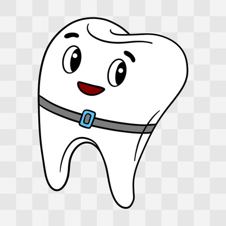 cute tooth icon design, vector illustration eps10 graphic.のイラスト素材