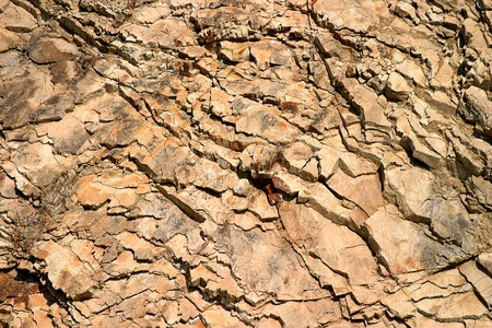 Braun rock wall for a texture backgroundの写真素材