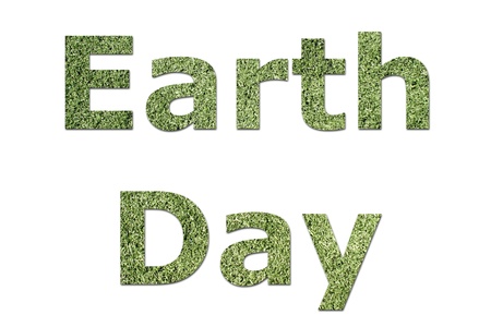 A early event Earth Day for nature and going green.の写真素材