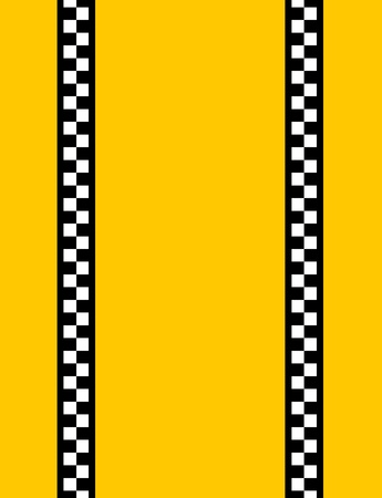 Background of a yellow taxi cab without textの写真素材