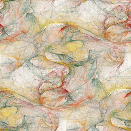 Abstract fractal on black background with vibrant colors の写真素材