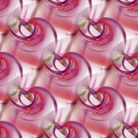 Abstract fractal on black background with vibrant colors.の写真素材