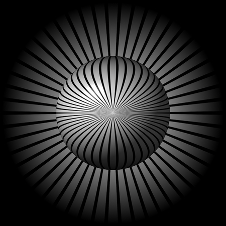 Black and white globe in front of a star shaped background.の写真素材