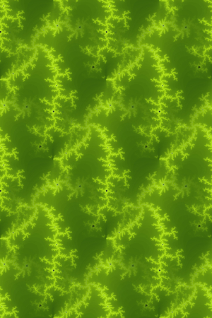 A seamless fractal background in the color of green.の写真素材