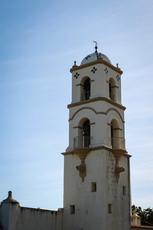 The post office tower in down town Ojai.の写真素材