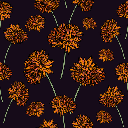 Floral patternのイラスト素材