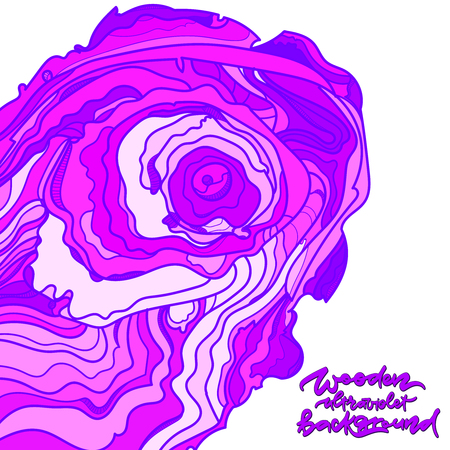 Wooden ultraviolet background. Vector illustration.のイラスト素材