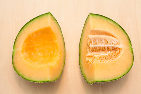 Cut Cantalopeの写真素材
