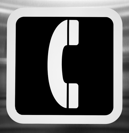 Public Telephone Signの写真素材