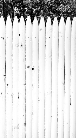 White Picket Fenceの写真素材