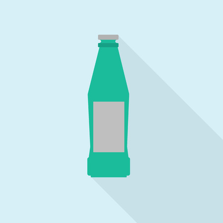 Icon bottle. Symbol. Vector illustration.のイラスト素材