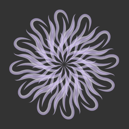 mandala circular pattern. vector illustration.のイラスト素材